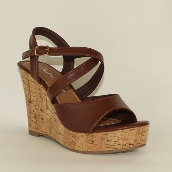 Wedge Sandals from Fashion Focus - Super-2 Brown - Picture 2 of 2